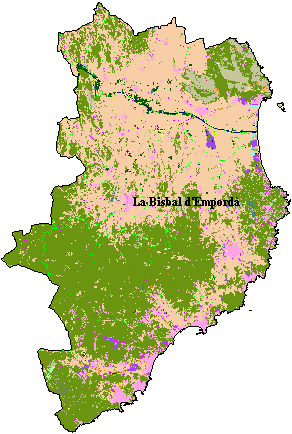 Mapa de Cobertes del Sòl al Baix Empord