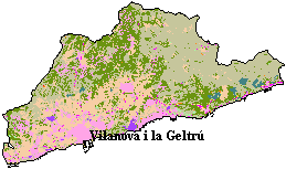 Mapa de Cobertes del Sòl al Garraf