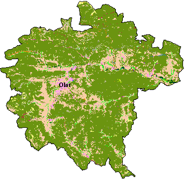 Mapa de Cobertes del Sòl a la Garrotxa