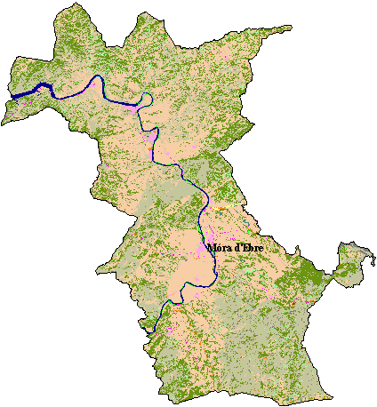 Mapa de Cobertes del Sòl a la Ribera d'Ebre