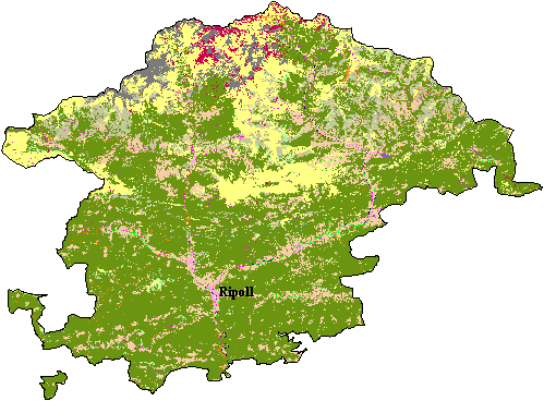 Mapa de Cobertes del S&ograve;l al Ripoll�s