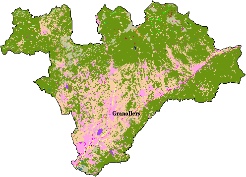 Mapa de Cobertes del Sòl al Valls Oriental